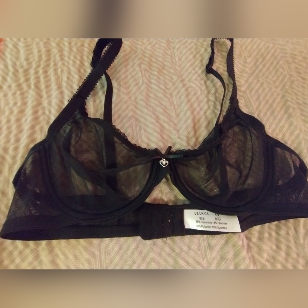 Sexy see through bra